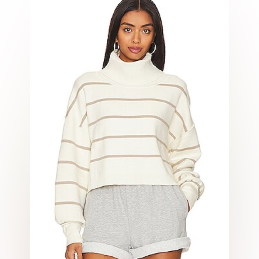 FREEPEOPLE Paulie Sweater In Moonbeam Combo